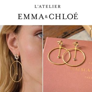 🆕 EVE Earrings GOLD L’Atelier Emma & Chloe x Etam